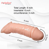 Itspleazure Jumbo Extender Penis Sleeve Silicone